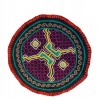 Altar Ceremonialny Haft Rękodzieło Sztuka Shipibo Konibo Art Peru 15 cm