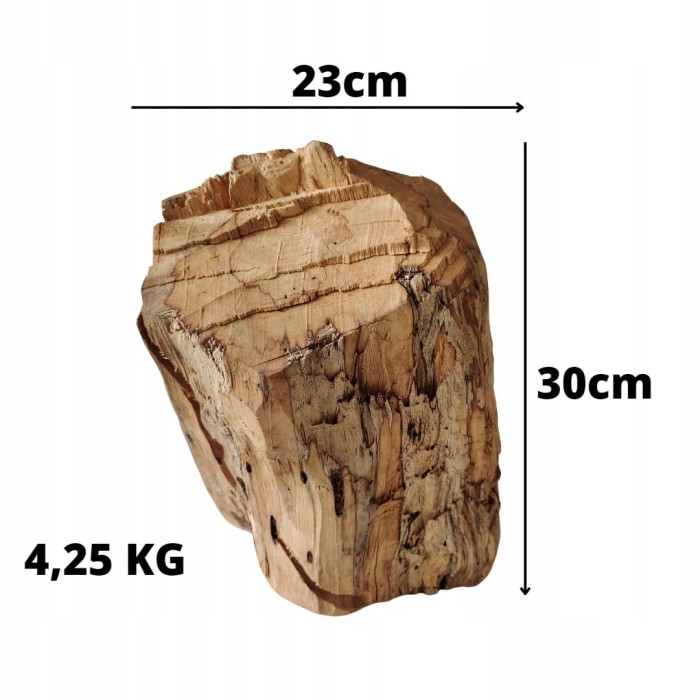 Naturalne kadzidło Palo Santo pień z Ekwadoru 4,2 kg wymiary