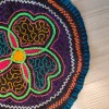 Altar Ceremonialny Haft Rękodzieło Sztuka Shipibo Konibo Art Peru 15 cm