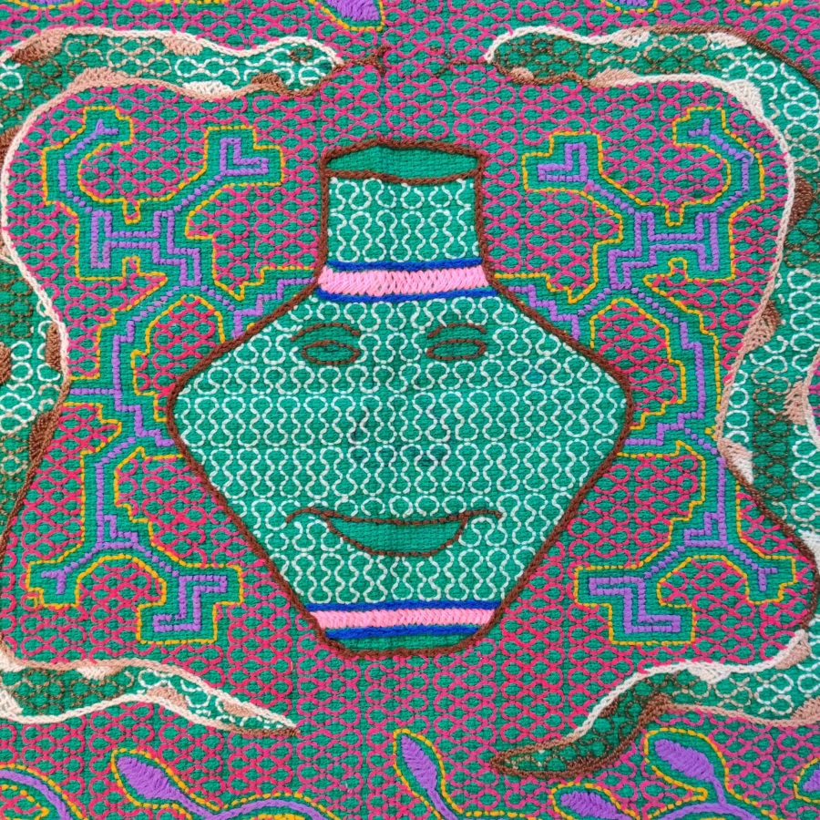 Altar Ceremonialny Sztuka Shipibo Konibo Art Peru