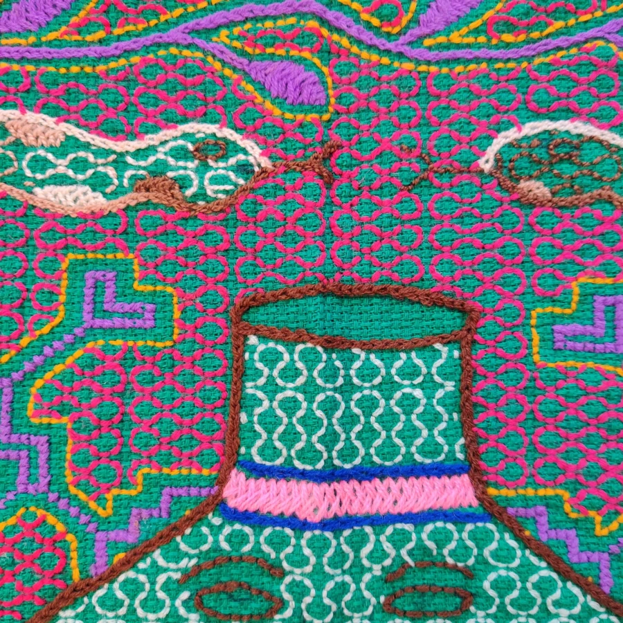 Altar Ceremonialny Sztuka Shipibo Konibo Art Peru