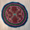 Altar Ceremonialny Haft Rękodzieło Sztuka Shipibo Konibo Art Peru 15-16 cm