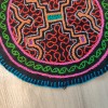Altar Ceremonialny Haft Rękodzieło Sztuka Shipibo Konibo Art Peru 15-16 cm