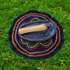 Altar Ceremonialny Haft Rękodzieło Sztuka Shipibo Konibo Art Peru 15-16 cm