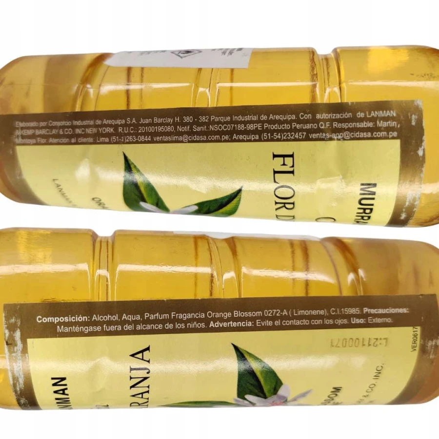 Etykieta wody zapachowej Orange Blossom Murray &amp; Lanman Lanman &amp; Kemp 221 ml