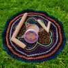 Altar Ceremonialny Haft Rękodzieło Sztuka Shipibo Konibo Art Peru 15-16 cm