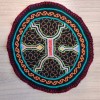 Altar Ceremonialny Haft Rękodzieło Sztuka Shipibo Konibo Art Peru 15-16 cm