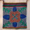 Torba z Haftem Rękodzieło Altar Ceremonialny Sztuka Shipibo Konibo Peru