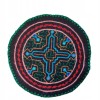 Altar Ceremonialny Haft Rękodzieło Sztuka Shipibo Konibo Art Peru 15 cm