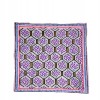 ALTAR CEREMONIALNY Haft Rękodzieło Sztuka Shipibo Konibo Art Peru 30x29 cm