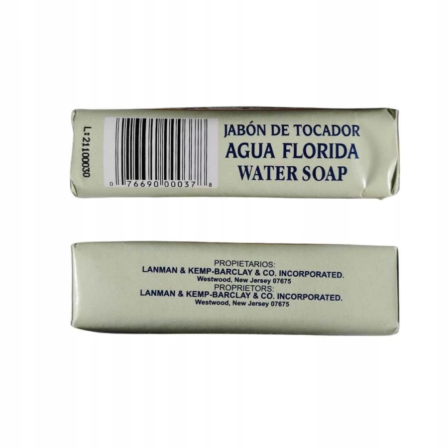 Etykieta mydła Agua de Florida Lanman &amp; Kemp