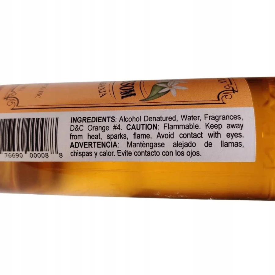 Etykieta wody zapachowej Orange Blossom Lanman &amp; Kemp 221 ml