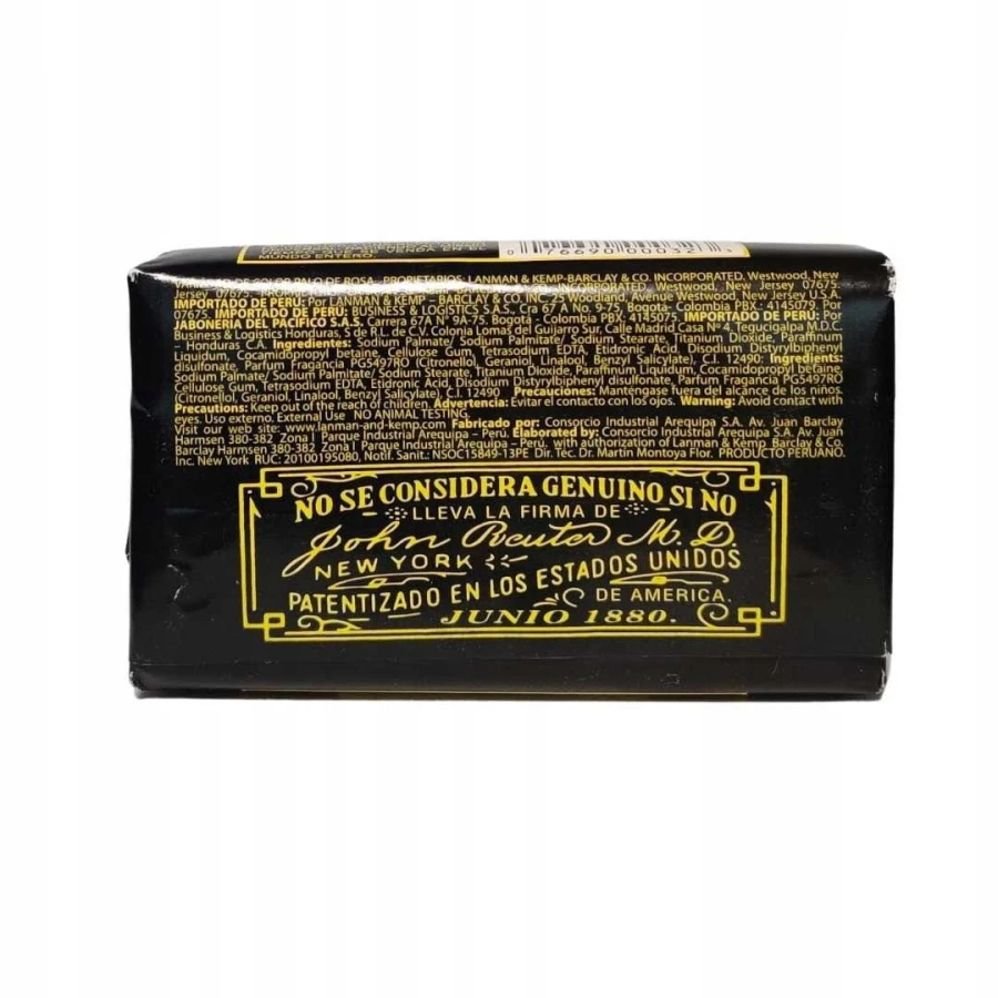 Opakowanie / etykieta mydła w kostce Łagodne Reuter Soap Lanman &amp; Kemp 95 g