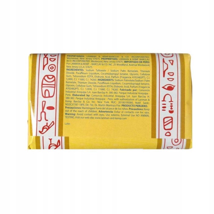 Etykieta opakowania mydła Patchouli Lanman &amp; Kemp
