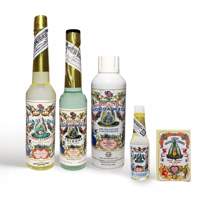 Pełny zestaw Agua de Florida Shamanic Cleanse Lanman &amp; Kemp – 5 produktów
