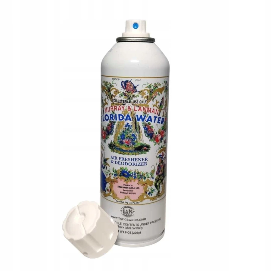 Kwiatowy odświeżacz powietrza w aerozolu Lanman &amp; Kemp – opakowanie produktu