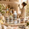 Pełny zestaw Agua de Florida Shamanic Cleanse Lanman &amp; Kemp podczas użycia