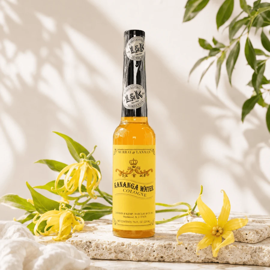 Woda zapachowa Kananga Water Cologne Lanman &amp; Kemp 221 ml z kwiatami ylang-ylang