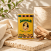 Mydło Sandalwood Lanman &amp; Kemp w kostce na drewnianym blacie