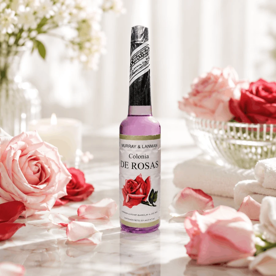 Woda zapachowa Colonia de Rosas Murray &amp; Lanman Lanman &amp; Kemp 221 ml z płatkami róż