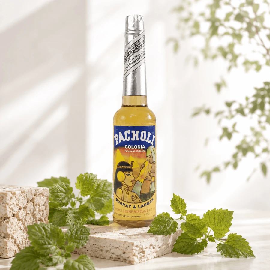 Woda zapachowa Patchouli Cologne Lanman &amp; Kemp 221 ml z liśćmi paczuli