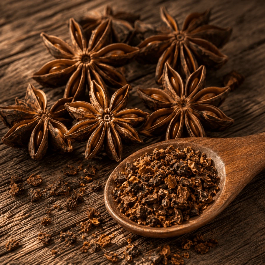 Anyż gwiaździsty z Wietnamu (Illicium verum)