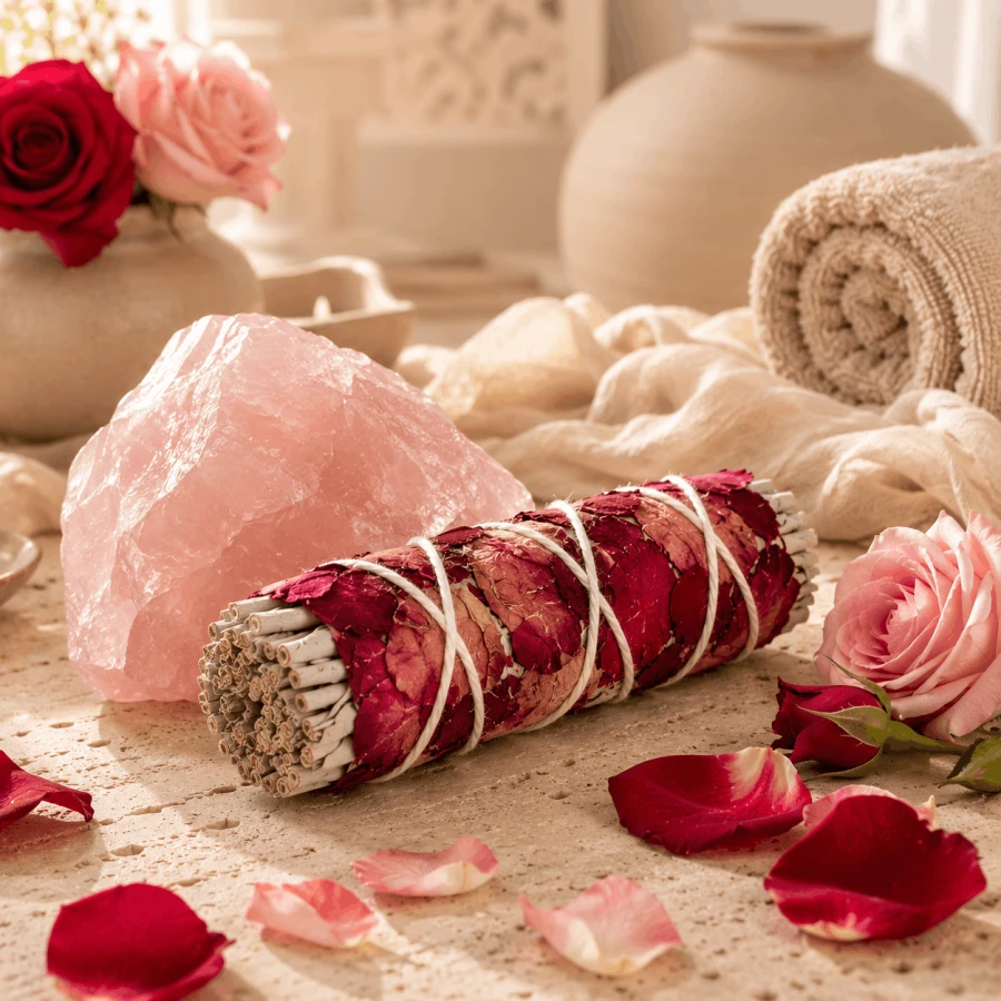 Płatki róży damasceńskiej (Rosa × damascena)