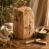 Pień Palo Santo podczas rytuału okadzania