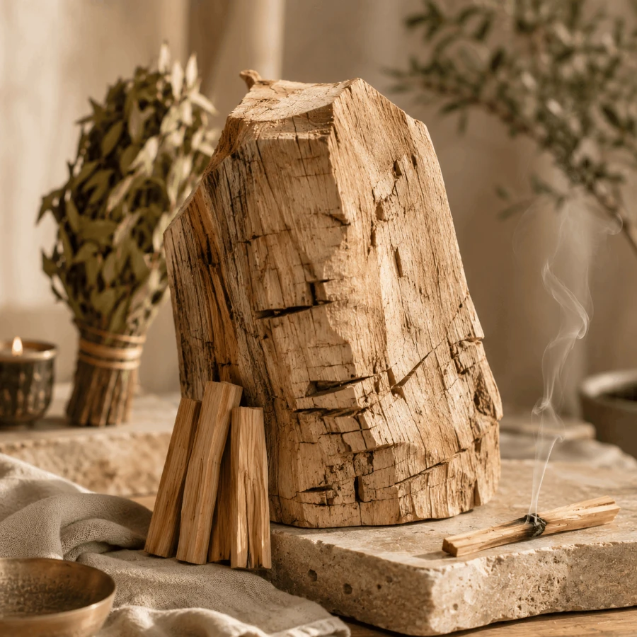 Drewno Palo Santo w formie pnia