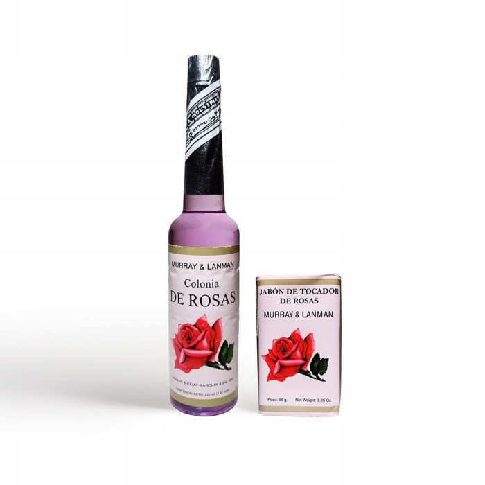 Zestaw wody zapachowej Colonia de Rosas i mydła Rose Murray &amp; Lanman Lanman &amp; Kemp