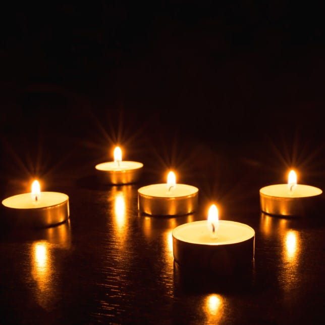 ŚWIECA 100% WOSKU PSZCZELEGO Ceremonialna Podgrzewacz Tealight Duża 9 SzT