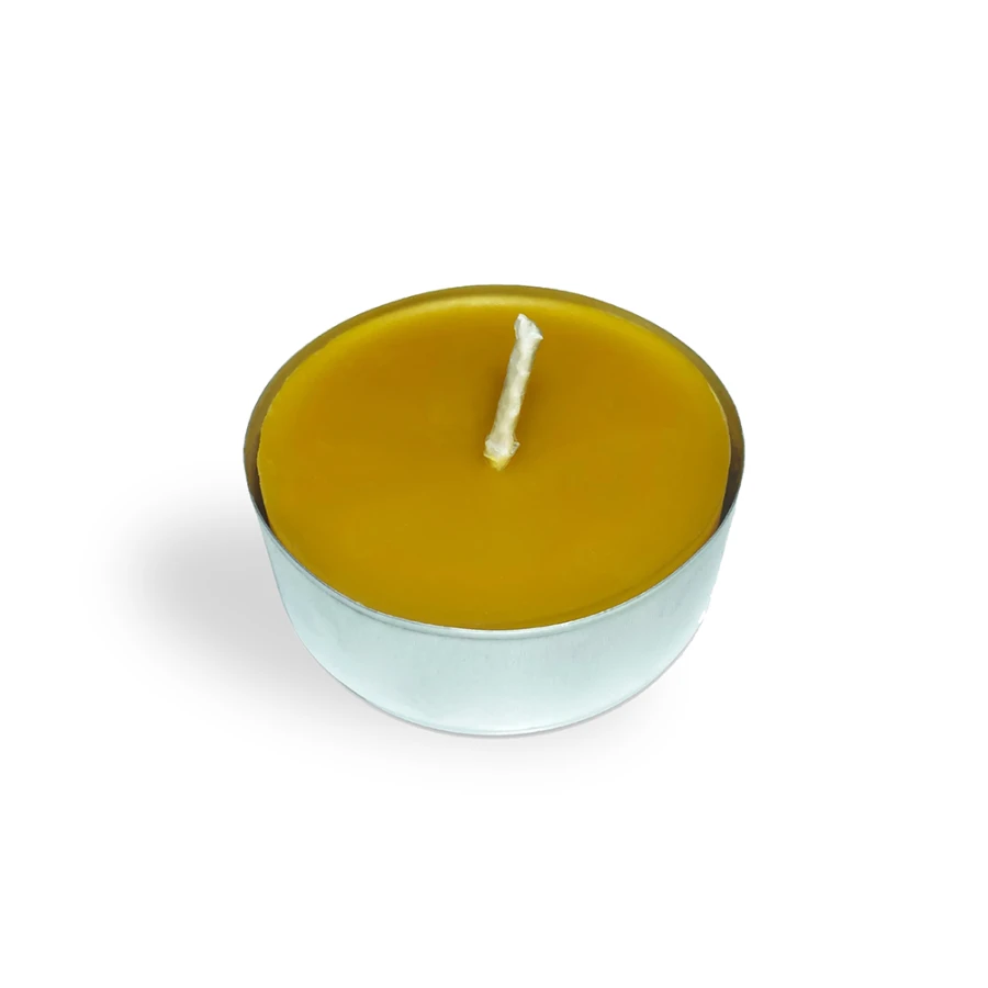 Świeca tealight z naturalnego wosku pszczelego
