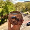 KUBEK Z GRZYBAMI Czarka Ręcznie Robiony Ceramiczny Elegancki Ozdobny 250ml