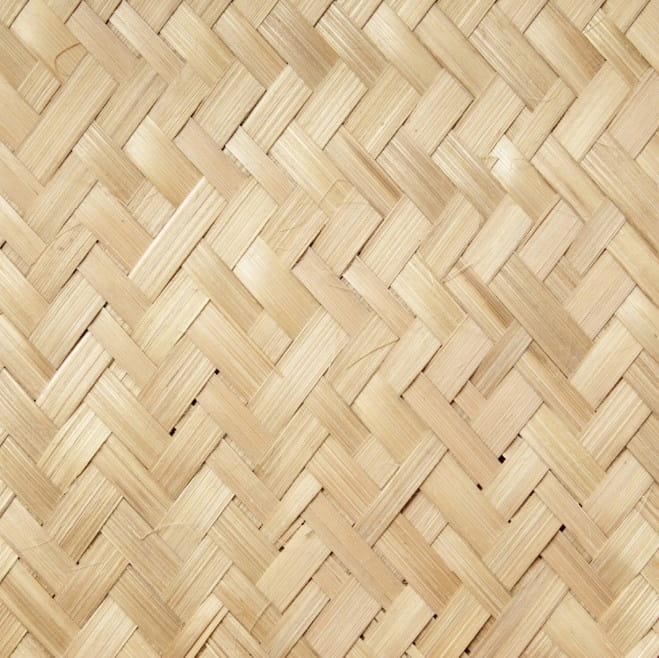 WACHLARZ BAMBUSOWY Ręcznie Robiony Elegancki Ozdobny Kolorowy Boho 30x35cm